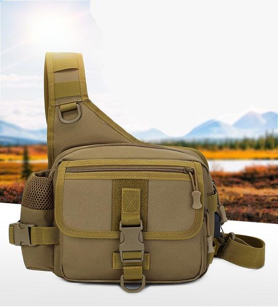 

fishing accessories 2021 multifunctional outdoor tackle bag waterproof shoulder crossbody lures waist pack gear utility storage package