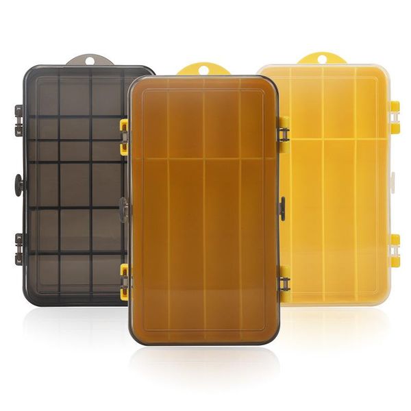 

outdoor fishing tackle box double-sided accessories storage portable equipment luya