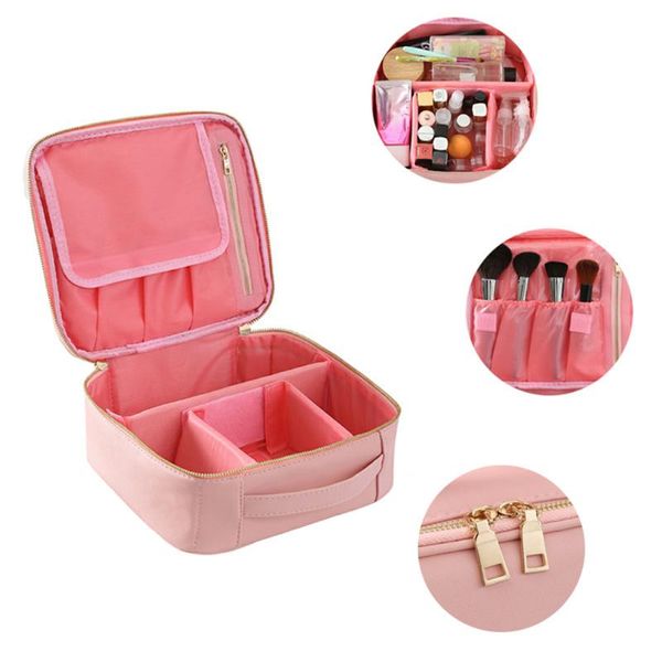 

leather cosmetic bag exquisite craftsmanship sturdy durable wash pouch waterproof toiletry kits storage case organizer bags & cases