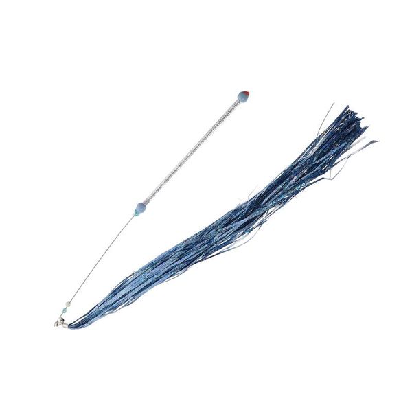 

cat toys pet teaser teasing stick tassel ribbon teeth molar