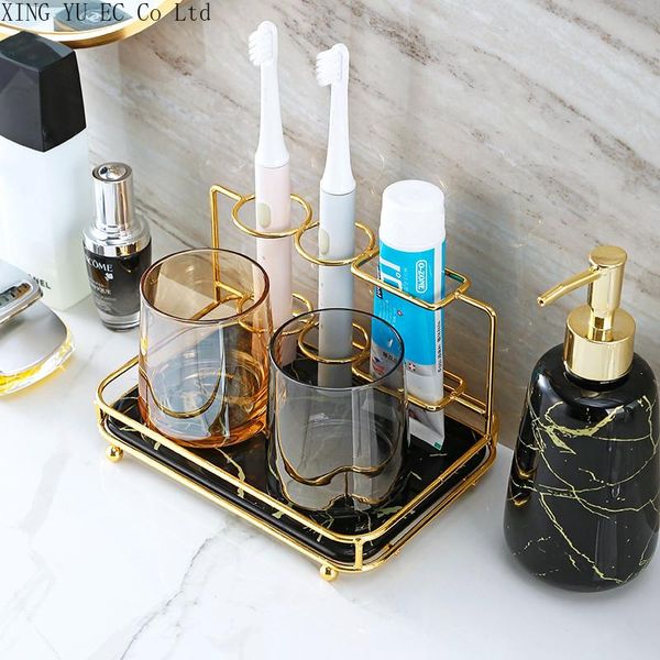 

bath accessory set bathroom supplies toothpaste distribution toothbrush holder household mouth cup shelf decoration accessories