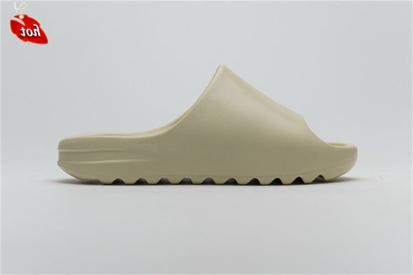 Sapatos Originais Slide Bone FW6345 Black Earth Brown Desert Resin Slippers Footwear Authentic US4-11
