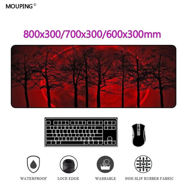 

mouse pads & wrist rests anime pad red aesthetic night gamer deskgaming accessories carpet mousepad keyboard purple desk mat drop