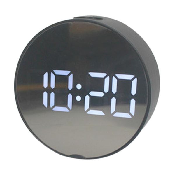 

other clocks & accessories calendar bedroom battery powered table gift mirror type led display home decor digital alarm clock us