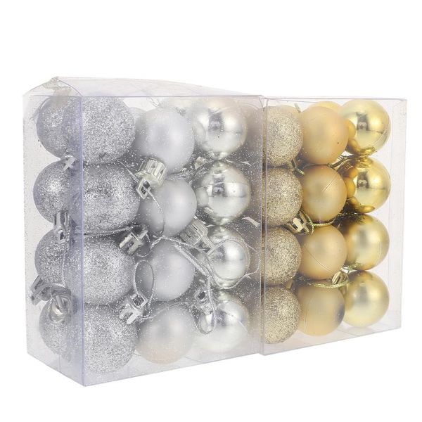 

party decoration 48pcs christmas balls pendants xmas tree hanging ornaments favors