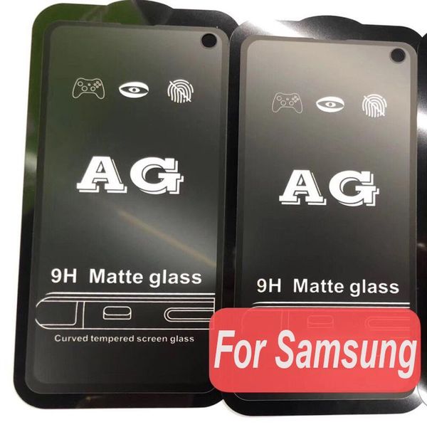 

cell phone screen protectors 10pcs ag matte premium curved tempered glass for galaxy s10 e a90 a70 a60 a50 a40 a30 a20 m20 m10 prote
