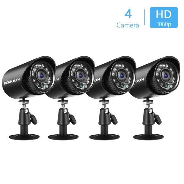 

cameras 4pcs full hd 1080p 2mp security analog outdoor weatherproof cctv surveillance camera with infrared night vision