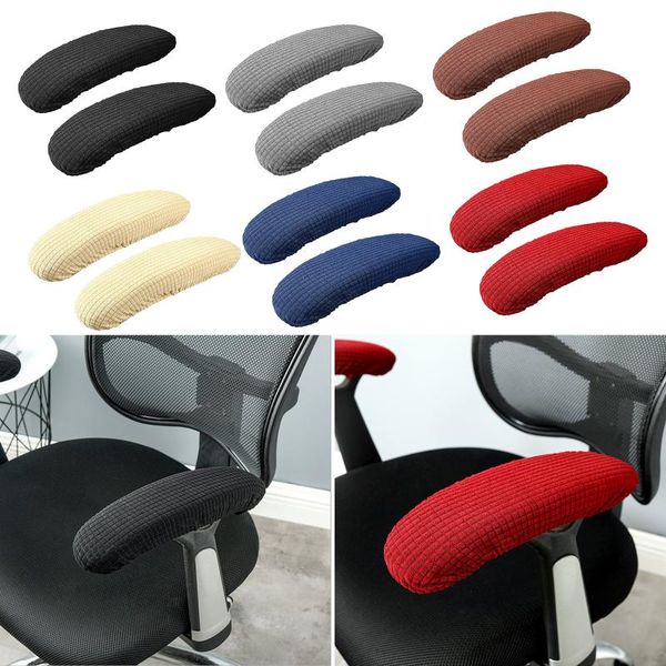 

chair covers 2pcs armrest pads for home or office chairs elbow relief polyester gloves slip proof sleeve pack cover