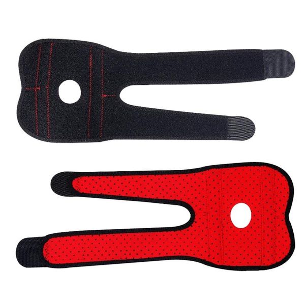 

outdoor sports wear and accessories adjustable support pad strong basketball elastic pain relief protector elbow & knee pads, Black;gray