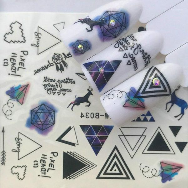 

pcs sell blue deer false nail tips nature clear finger full card art display practice acrylic uv gel polishtool manicure1, Red;gold