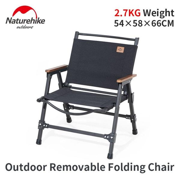 

camp furniture naturehike outdoor detachable folding backrest chair is light easy to carry fishing stool camping picnic aluminum alloy
