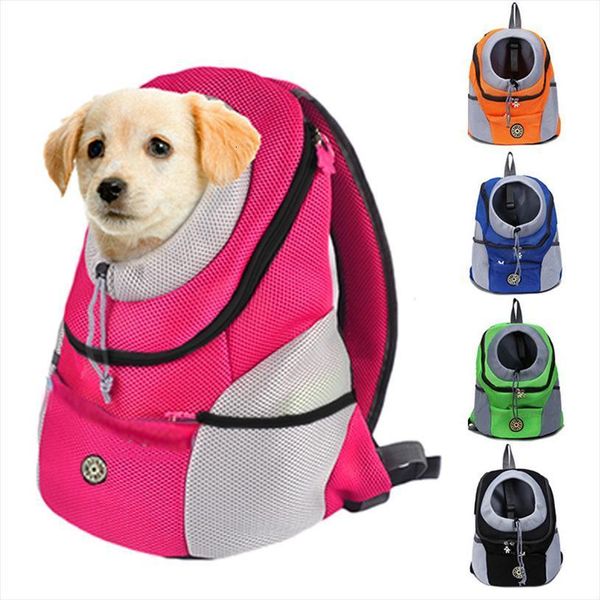 

outdoor dog carrier bag pet travel backpack front mesh head for cats portable s l