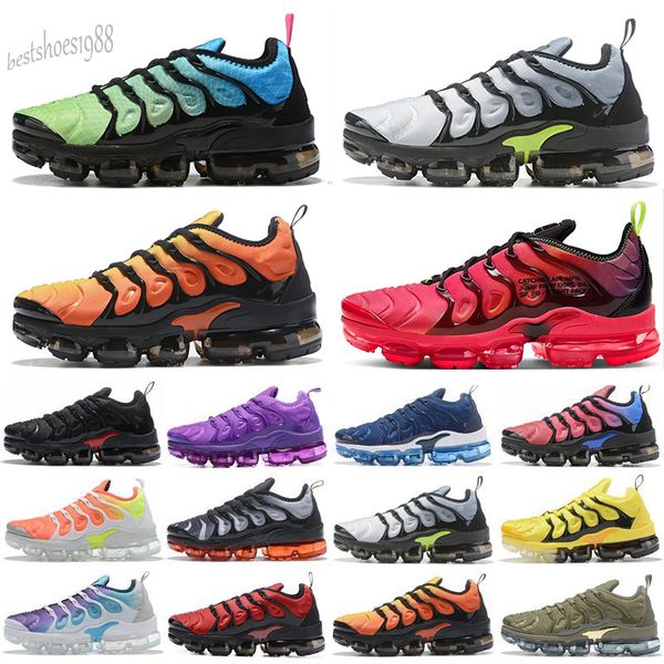 

tn 3 plus runner shoes tn3 men chaussures triple mens women white red black iridescent green og neon trainers sneakers sports 36-45
