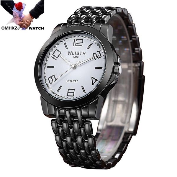 

wristwatches omhxzj w77 fashion classic waterproof luminous pointer stainless steel casual business original quartz movement men's watc, Slivery;brown