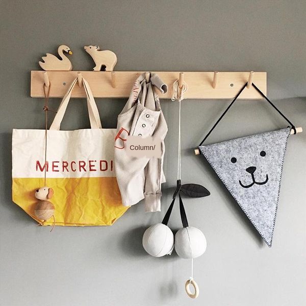 

decorative objects & figurines all- fashion nordic ins style wooden creative simple coat hook fine workmanship home office bedroom door