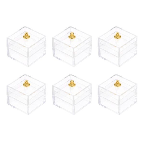 

frames 10pcs creative candy storage case micro landscape mini prop (transparent)