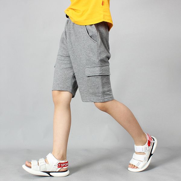 

summer boys cotton shorts children breathable boardshorts kids baby boy casual beach shorts sports pants, Blue