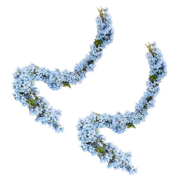 

decorative flowers & wreaths 2pcs artificial flower hanging vine simulation garland garden wedding decor
