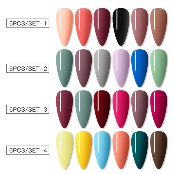 

mtssii gel polish nail kit set 6pcs/set uv for varnish soak off art varnishes1