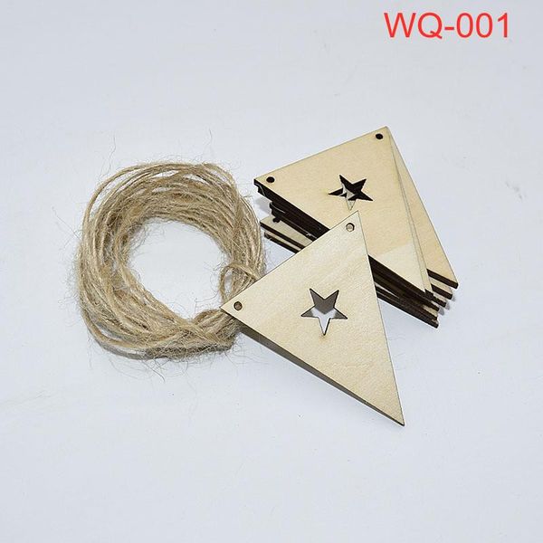

party decoration wood tag unfinished hang pennant label diy wall