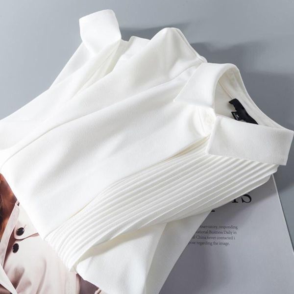 

women's blouses & shirts blouse women autumn square collar chiffon white long sleeve shirt blusas mujer de moda