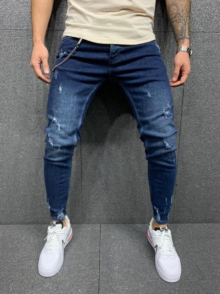 

blue boyfriend straight men's jeans