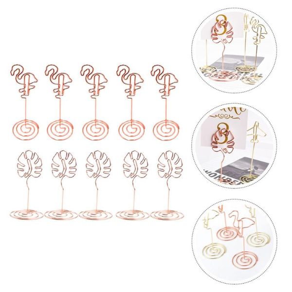 

craft tools 1 set 10pcs table holder stands memo clips po message holders