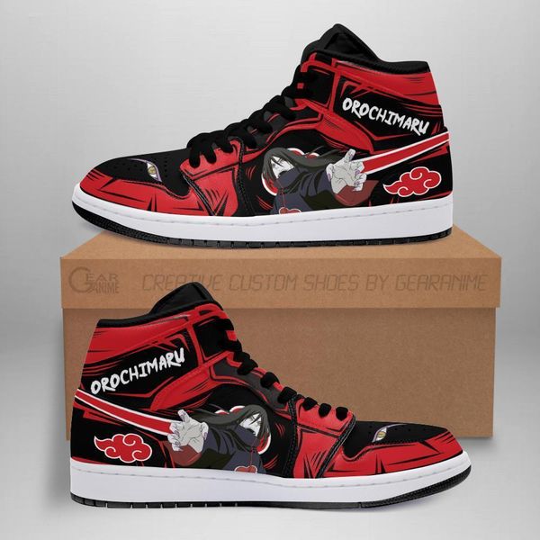 

customization akatsuki orochimaru anime sneakers fan gift 1vdc