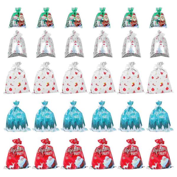 

gift wrap 30pcs decorative christmas storage bags large capacity packaging