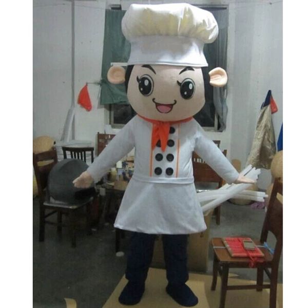 Halloween cozinheiro chef mascote traje de alta qualidade desenhos animados anime tema caráter adulto tamanho Natal carnaval festa de aniversário fancy outfit