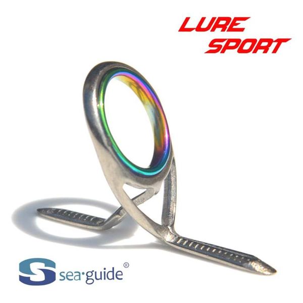 

titanium frame rainbow sic ring guide 2pcs tixqrsg rod building component pole repair diy accessory seaguide boat fishing rods