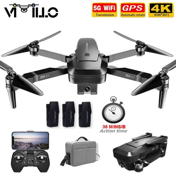 

k1 5g gps drone 4k hd professional camera wifi fpv dron flight time 28mins brushless motor rc quadcopter helicopter pk sg906pro