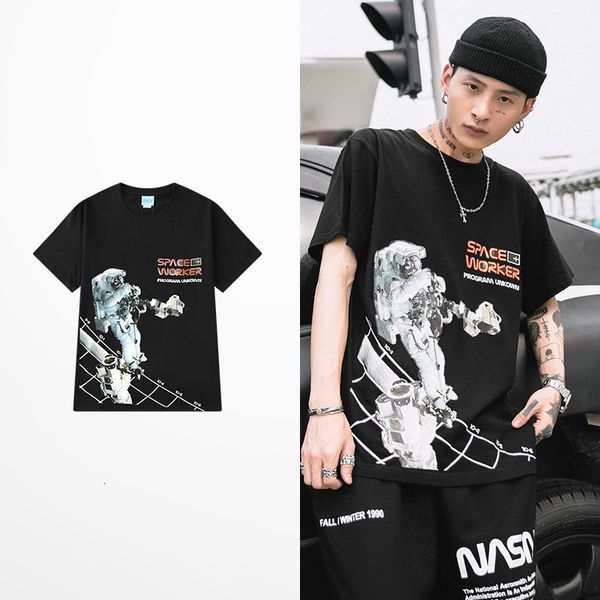 

tee funny franklin monkey byt printer t shirt summer 100% cotton fashion harajuku t-shirts hip hop men tall street t-shirt homme, White;black