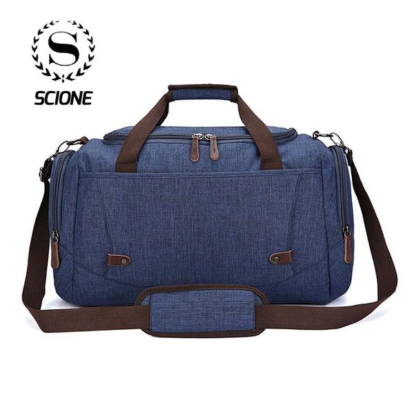 

duffel bags scione solid travel luggage hand large capacity casual storage leisure shoulder bag for holiday weekend
