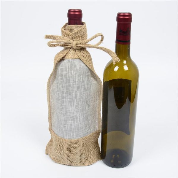 

gift wrap ferimo 10pcs huangmabu open window bottle bag linen packaging champagne set