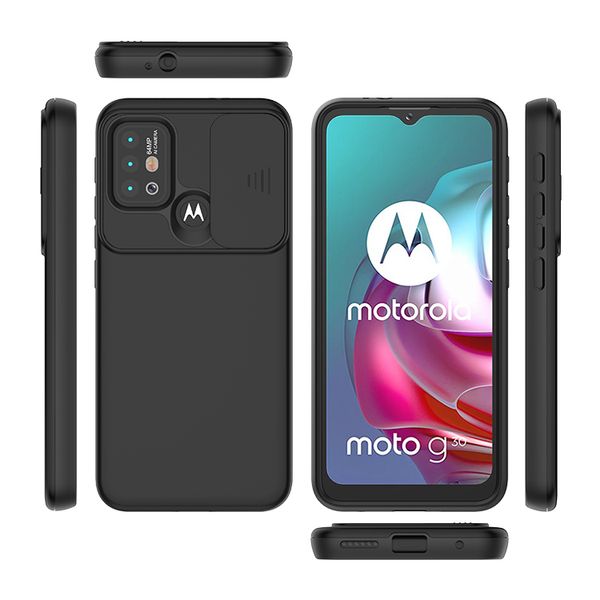 Casos de telefone para Motorola Moto E32S G71S G82 E32 CASE TPU PC ANDAR JANELA DE SLIDE PUSH PUSH