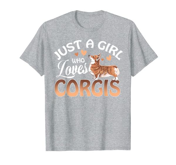 

Just a Girl Who Loves Corgis Shirt Corgi Women Dog Lover T-Shirt, Mainly pictures
