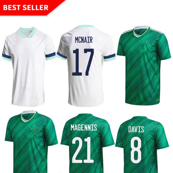 

20/21 northern ireland soccer jersey national football team home and away #5 evans #10 lafferty shirt #8 davis uniform, Black;yellow