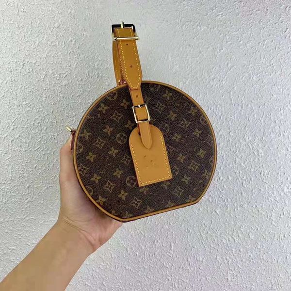 

gg's louis's vutton's vittonings lvs ysls old flower round box bag for women classic shoulder bag luxury design crossbody pac, Red;black