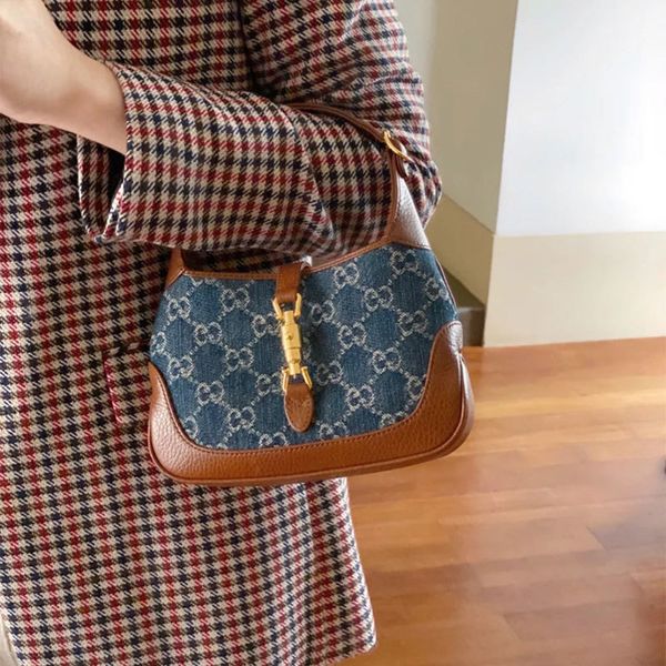 

handbag women luxurys designers bags 2021 purses zhouzhoubao123 wallet purse crossbody bag totes denim jackie blue 1961 underar