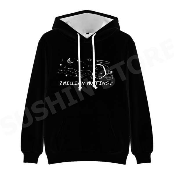 

men's hoodies & sweatshirts badboyhalo 3d trendy print hoodie comfortable hip hop hoody casual all-match harajuku top, Black