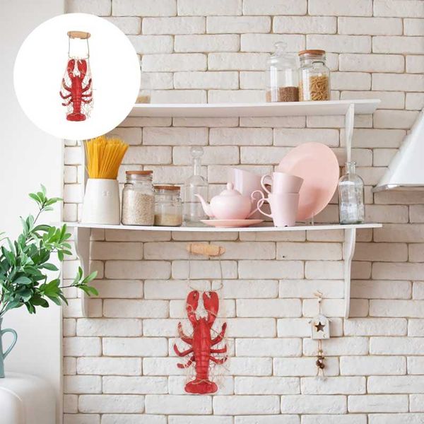 

decorative objects & figurines 1pc hanging lobster pendant wall art decoration indoor supply