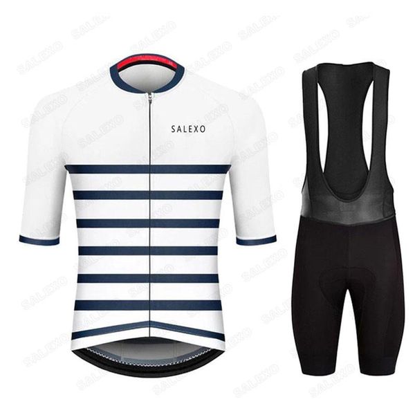 

white cycling jersey pro team clothing suits summer mtb bib shorts set men's racing bike ropa ciclismo triathlon sets, Black;blue