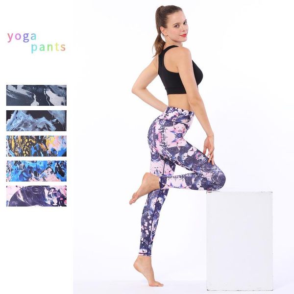 

luren high waist leggings quality fittness yoga print pants stretch workout sport women's, Black