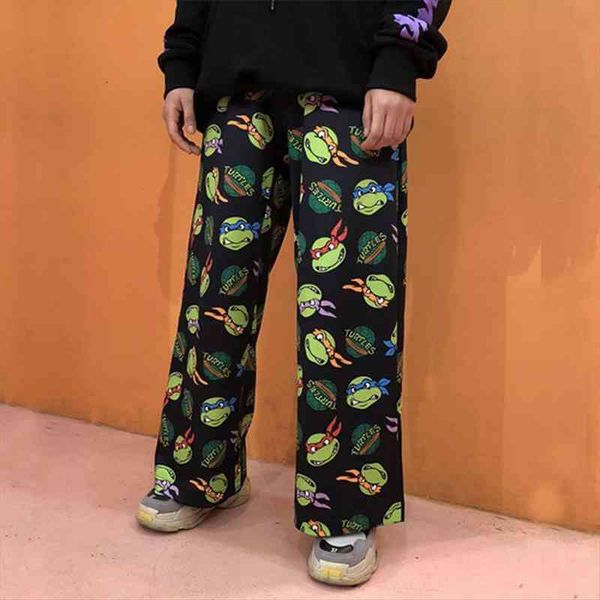 

pants womens wide leg summer fall chic high waist all-match teens streetwear ins trendy harajuku plaid womens trouser, Black;white
