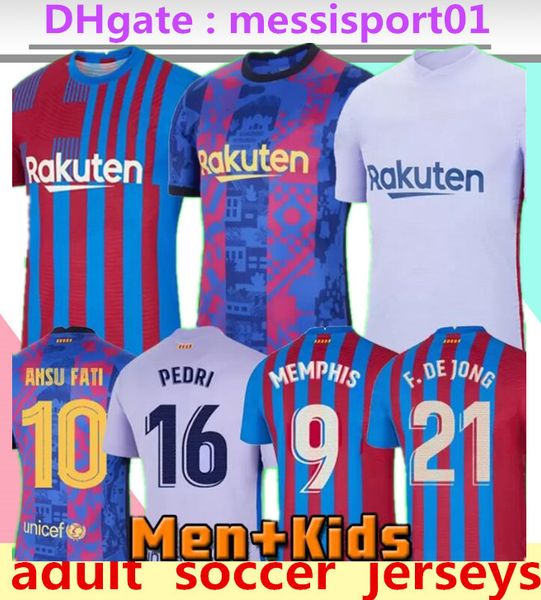 

21 22 soccer jersey pedri barca camiseta de futbol 2021 2022 football shirt, Black;yellow