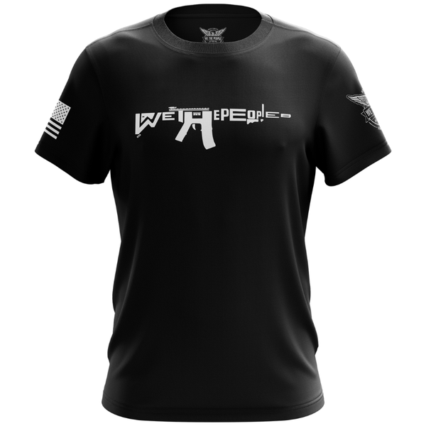 

women's t-shirt we the people ar-15 short sleeve unisex, White