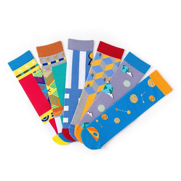 

sports socks women men short funny cotton colorful skateboard harajuku printing japanese crew, Black