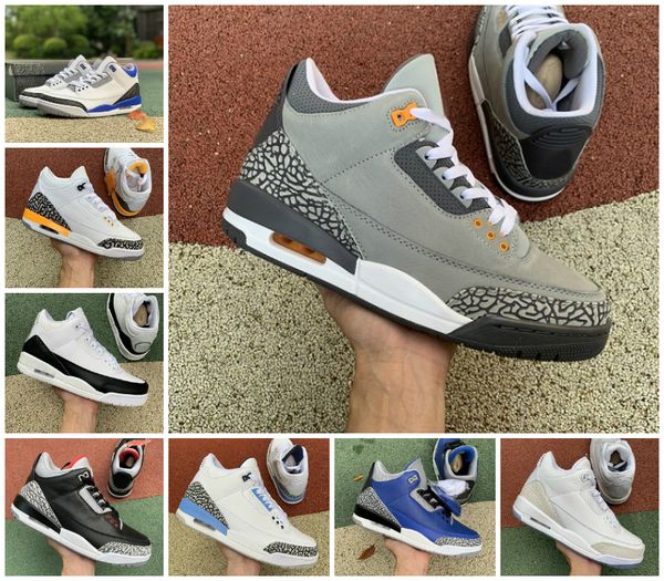 

jumpman retro 3 3s men basketball shoes dark moch desert elephant kumquat cardinal red cement black cat a ma maniere racer blue cool grey me