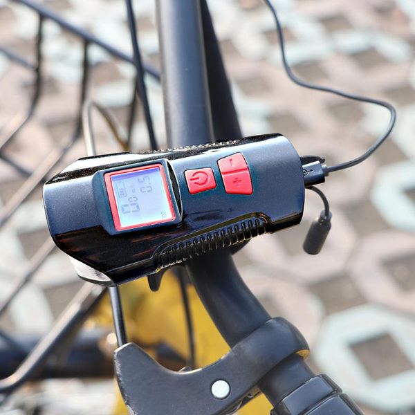 

bike lights bicycle light usb rechargeable cycling electric horn bell handlebar headlight